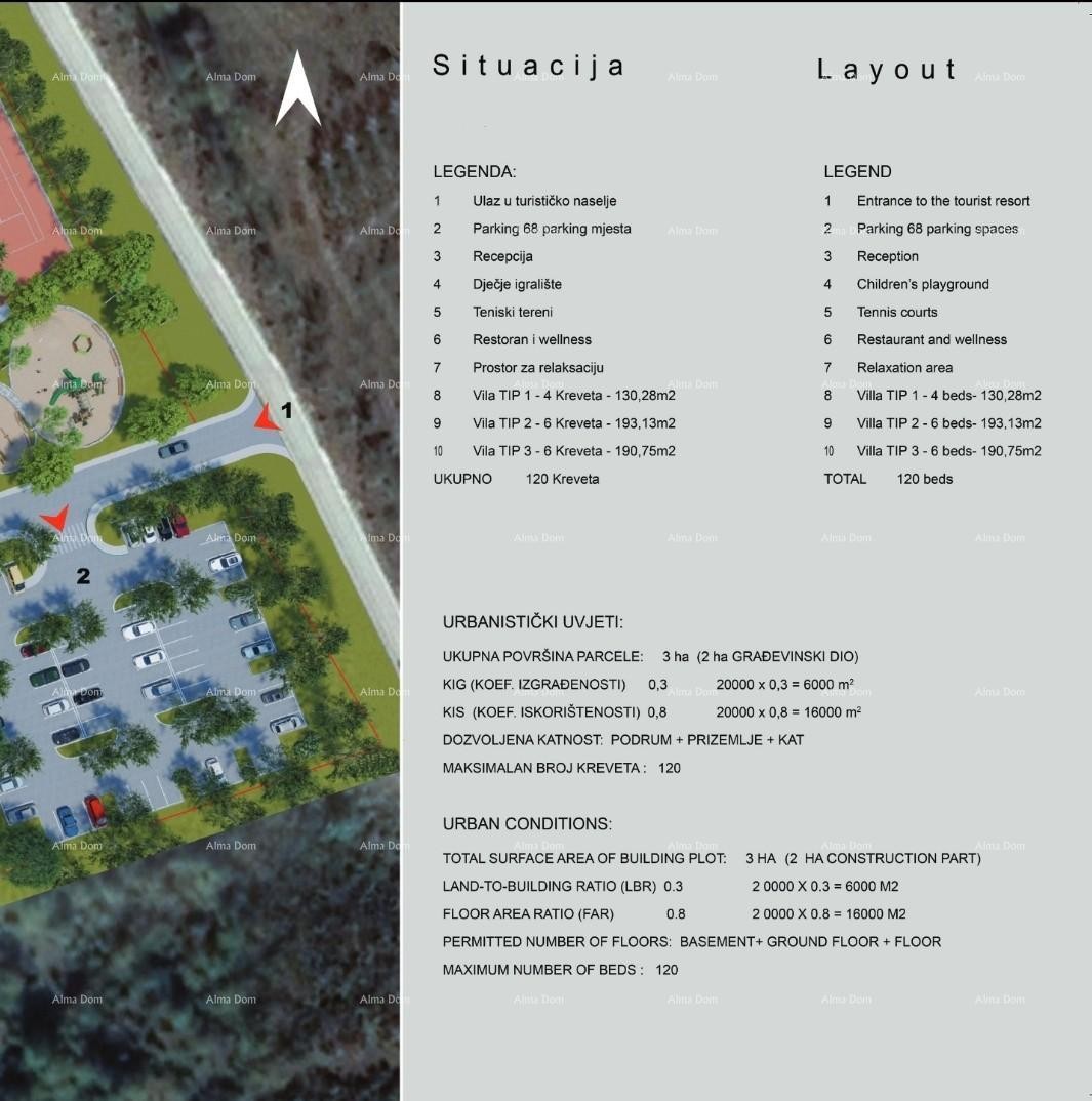 Эксклюзивный земельный участок, туристический поселок - Истрия, Бале, Воднян 3
