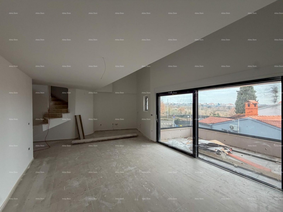 Prodaja stanova u izgradnji, Valbandon! Doetažni stan. Blizina plaža. 20