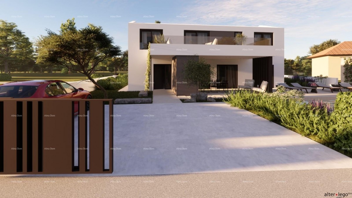 Prodaja zemljišta s  građevinskom dozvolom i projektom, okolica Vodnjana! 2