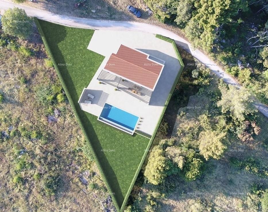 For Sale Building Land with House Project and Pool – Vrh, Kastel, Buje 1