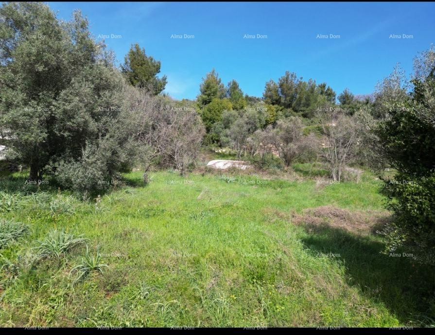 Building plot with a ruined house for sale in Labin, with sea view and project included. 15