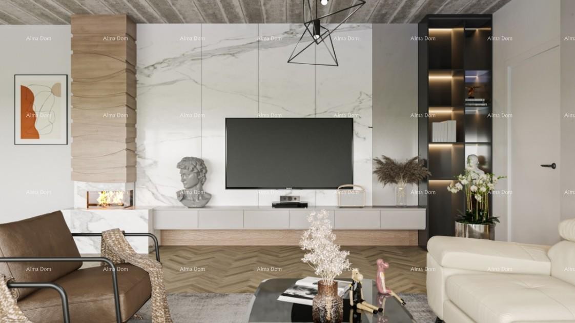 Sale of a building plot with a building permit for the construction of a modern family house, near Barban! 4