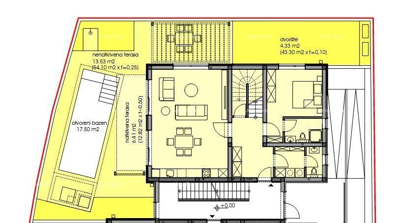 POREČ  TAR !!  Luksuzni dvoetažni stan s bazenom !S1 2