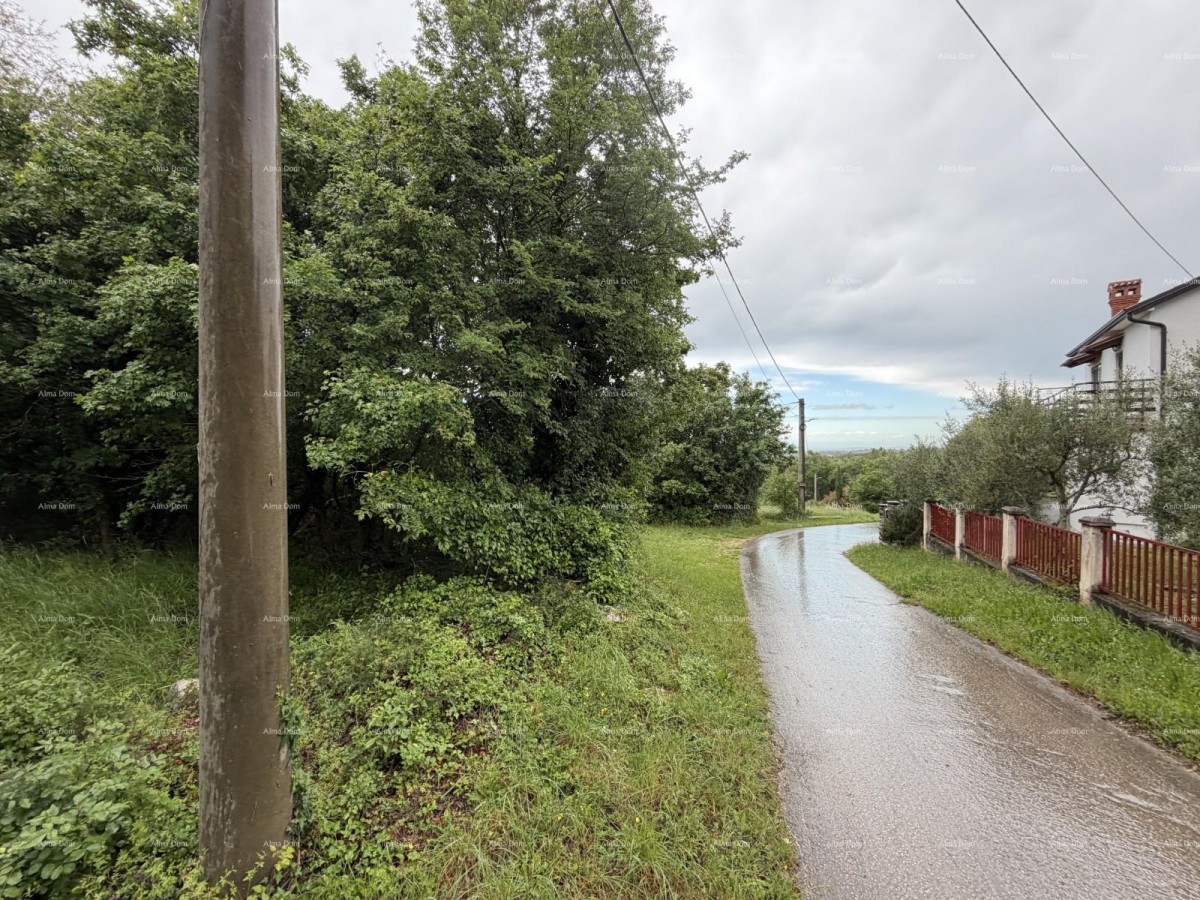 Buje – građevinsko zemljište 1.086 m² s pogledom na more 6