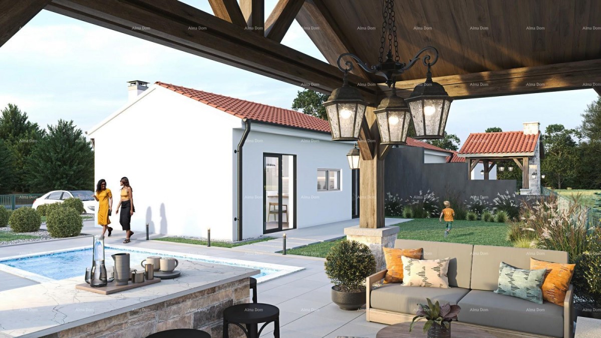 BARBAN, KOŽLJANI - Novogradnja / Dupleks, desni dio. Ekolloško mjesto 42