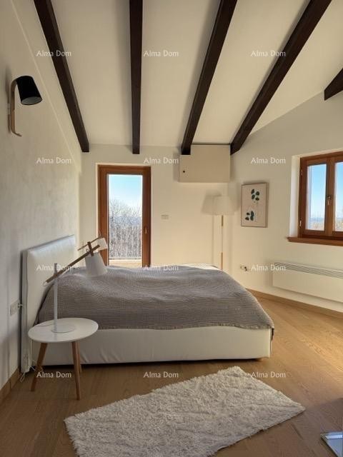 Mediteranska kuća s bazenom i pogledom na more , Raša 5