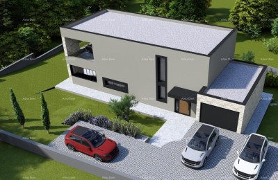 Građevinsko zemljište s idejnim projektom – Poreč, Žbandaj, 963 m²