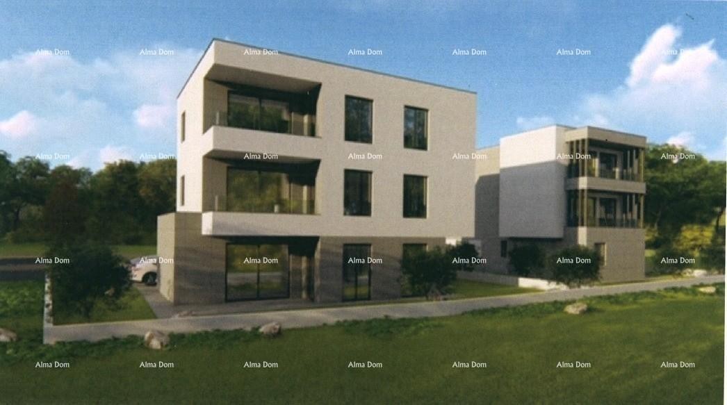 Exclusive! Building land with a project – 6 apartments, 300 m from the sea, Medulin! 11