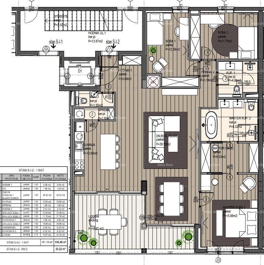 Rovinj – Modern Four-Bedroom Apartment in New Construction, Close to the Sea 13
