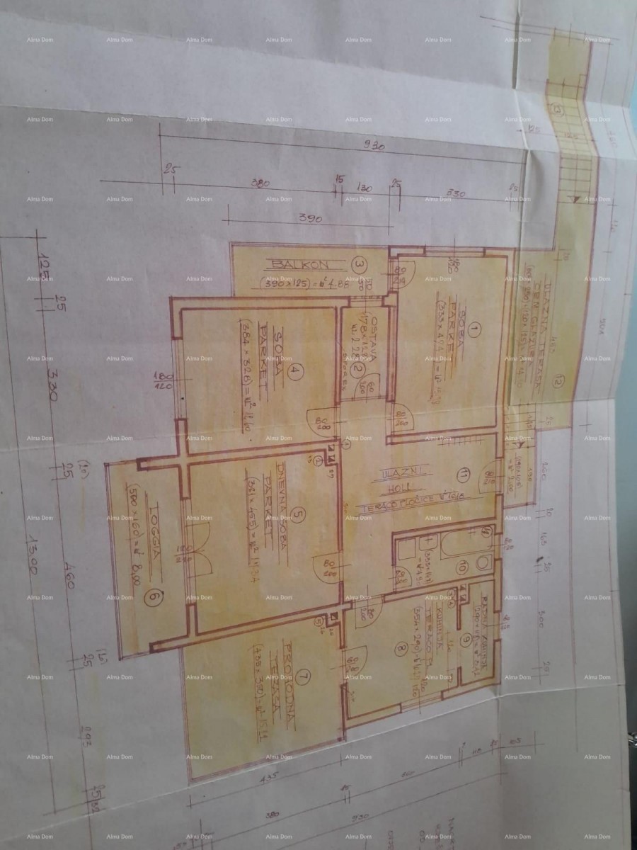 Pula Veruda. For Sale – 1st Floor of a House with Garden and Parking 11