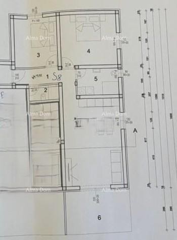 Novigrad – Nuova costruzione, appartamento di 78,07 m² con terrazza di 13 m². 2