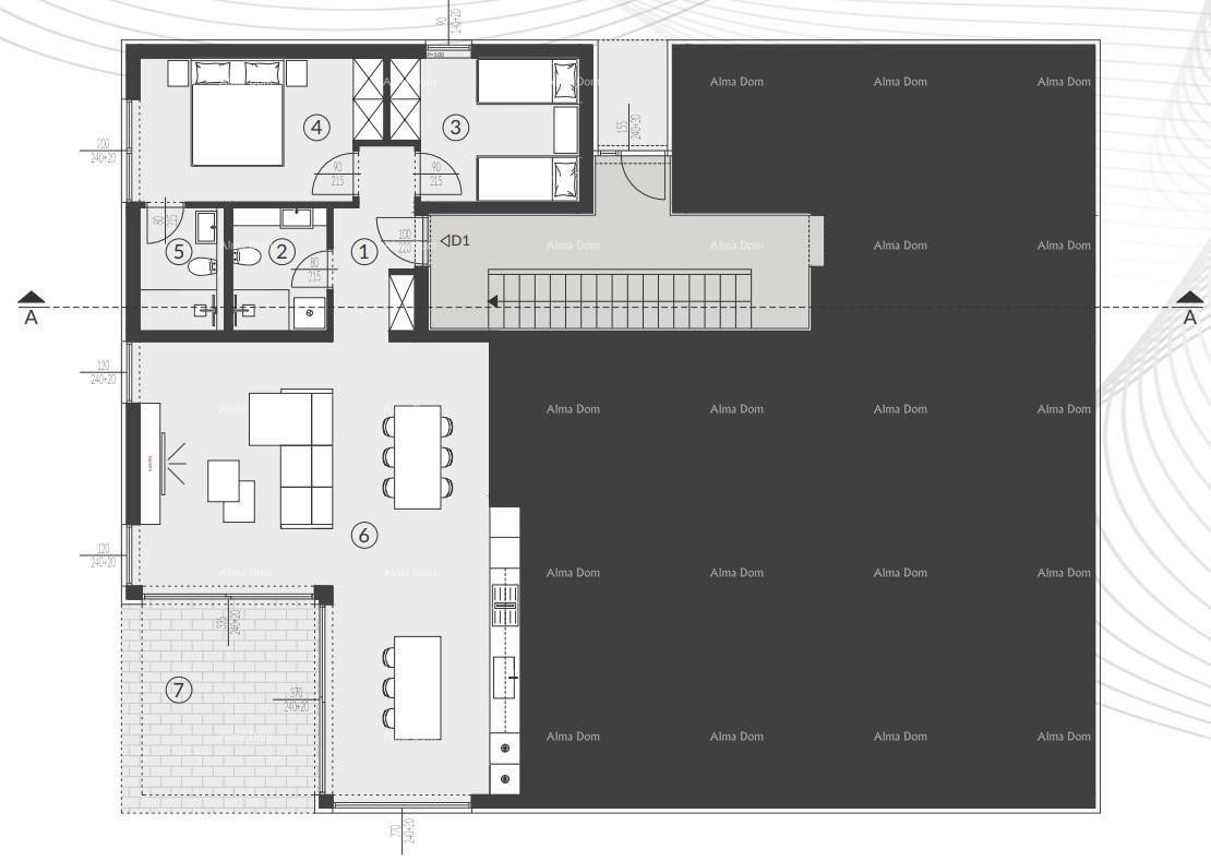 Sale of apartments in modern new construction with a pool, near Fažana! 9