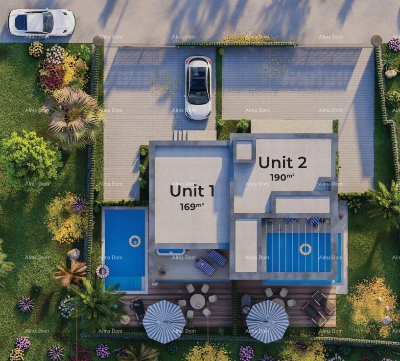 Vendita - Duplex villa in stile mediterraneo con piscina e vista mare, Medulin! 6