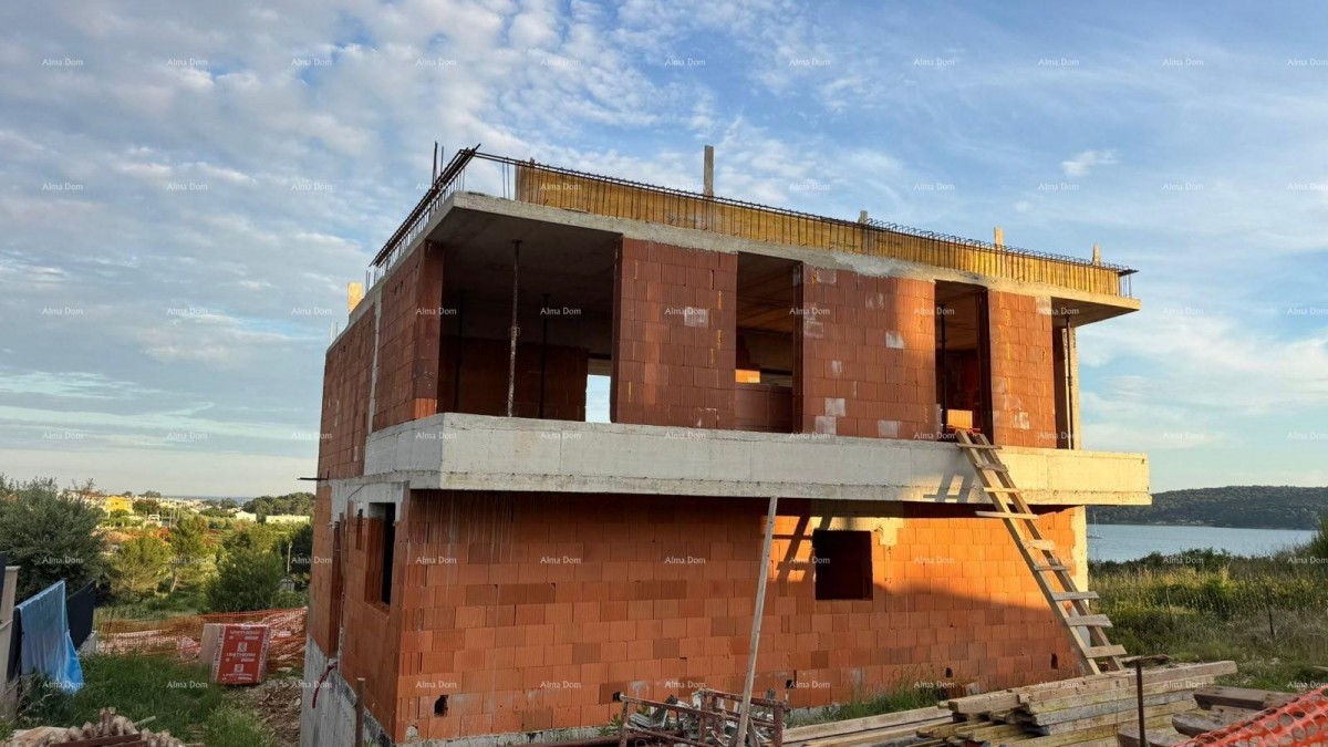 Mukalba, Medulin, Prodaja hiše v roh-bau fazi s pogledom na morje 13