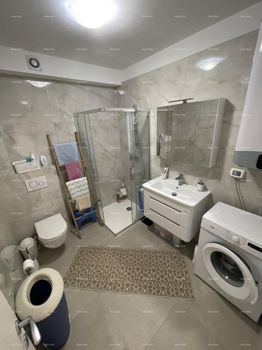Pula – modern and fully furnished 44 m2 apartment in a new building with a spacious terrace. Istria property for sale. 13