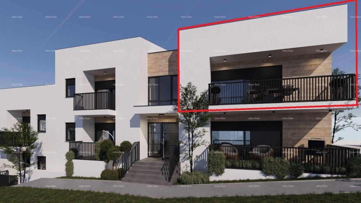 ŽMINJ – modern apartment on the first floor with a terrace (Apartment E) 2