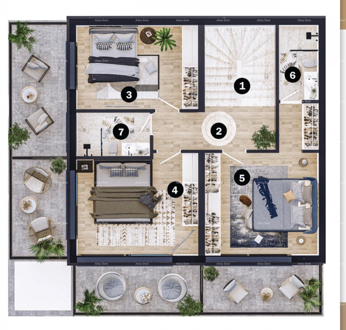 Vendita di ville moderne in una meravigliosa zona residenziale, Umago V3 8