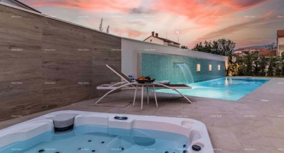 Prodaja čudovite vile s bazenom, jacuzzijem in pogledom na morje, Fažana! 13