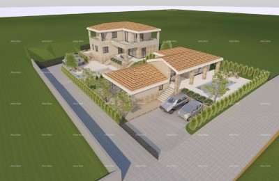Istra. Bibići. Продажа земли под застройку с проектом, Bibići
