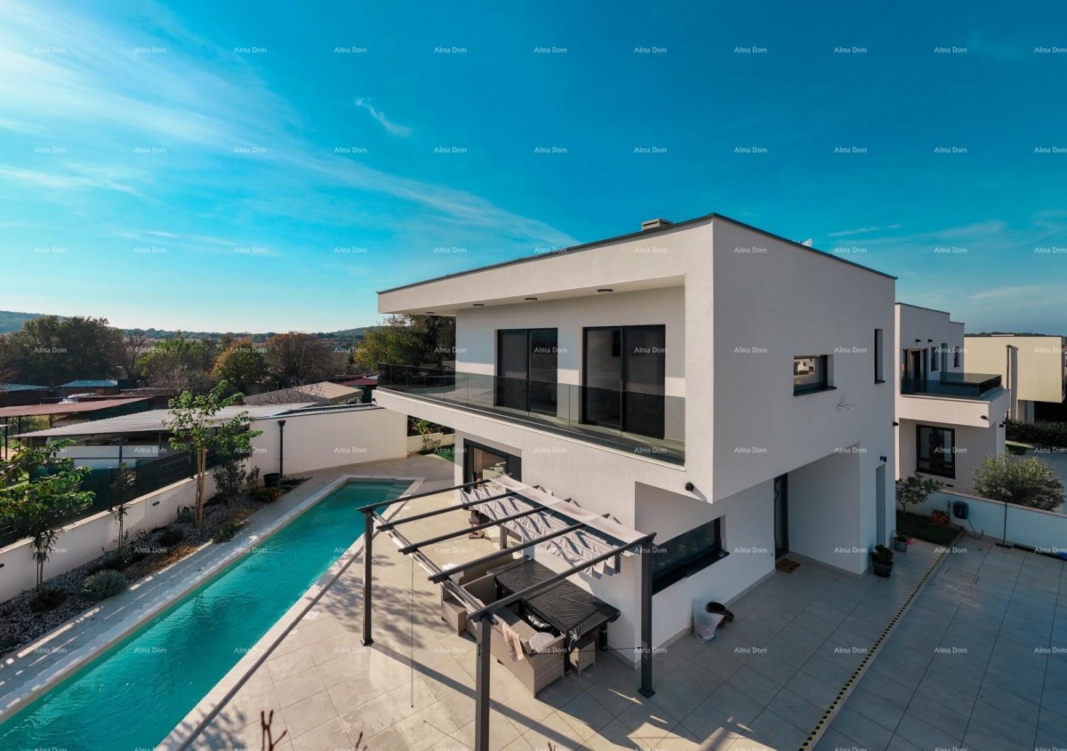 Продажа - новостроенная, современная и эксклюзивная вилла с бассейном, Волме, Пула! 15