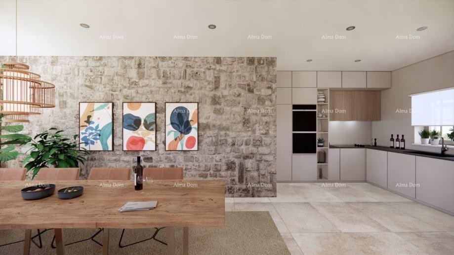 Prodaja- kombinirano zemljište s idejnim projektom  i pogledom na more, Grožnjan! 5