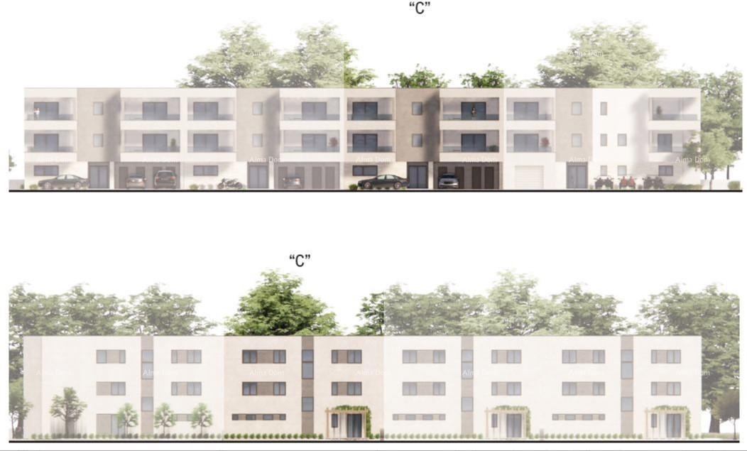 ŠTINJAN – NEW BUILDING NEAR THE SEA AND THE CITY. Apartment A Building C 5