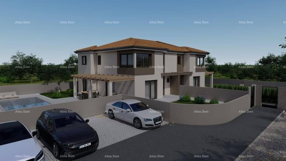 Two modern villas with pool and sauna under construction – Istria 6