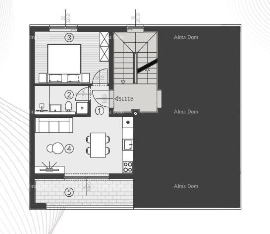 Vendita di appartamenti nel nuovo complesso residenziale, Štinjan! 11B 11