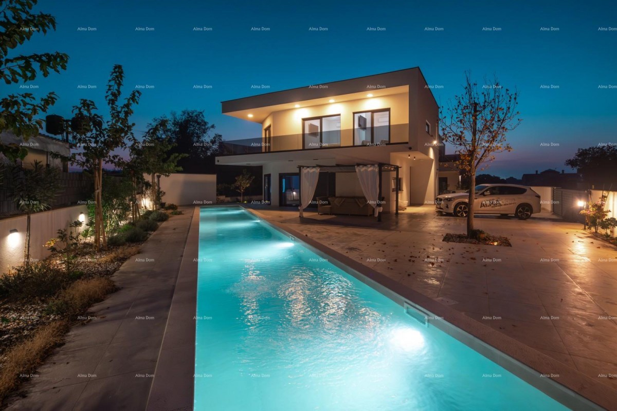 Продажа - новостроенная, современная и эксклюзивная вилла с бассейном, Волме, Пула! 10