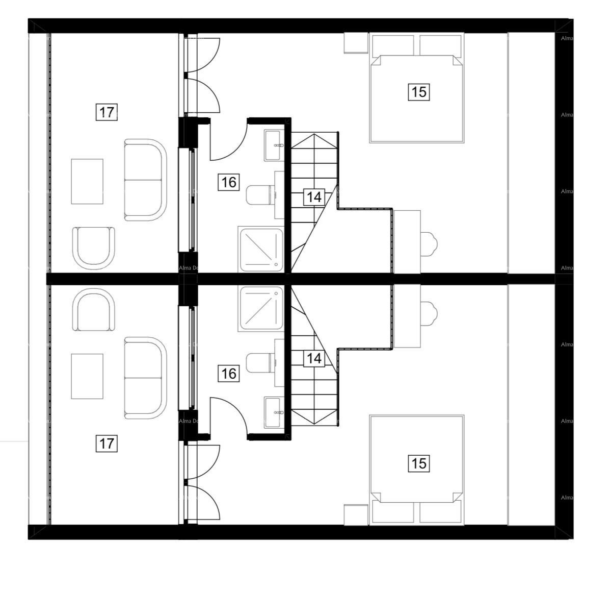 Prostrano in Moderna Bivanje na treh Nadstropjih, Nova Vas! 10
