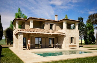 Casa con piscina e vista mare, Kaštelir