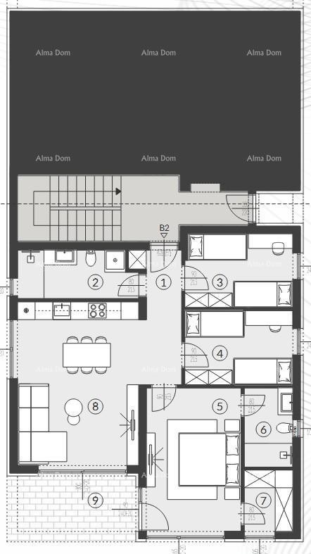 Vendita di appartamenti in una moderna nuova costruzione con piscina comune, vicino a Fažana! 5