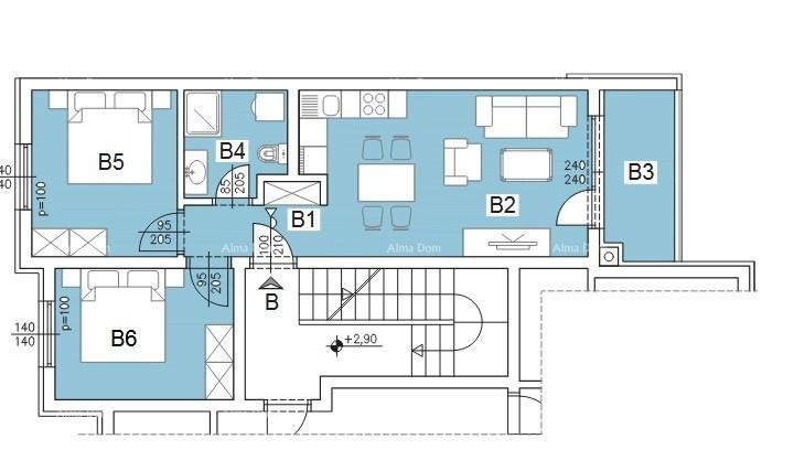 Sale - Modern Apartment in a New Private Residential Complex in Šijana, Pula! F-B 11