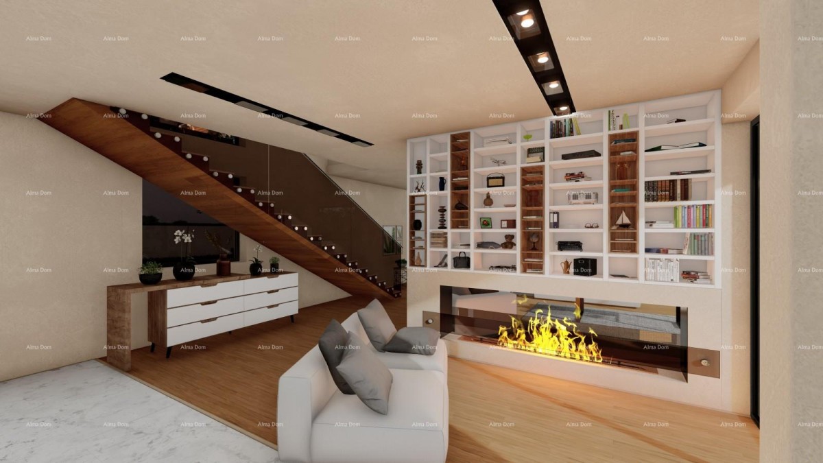 Great opportunity! Exclusive project of two luxury villas with sea views and obtained building permits – Mukalba, Medulin! 9