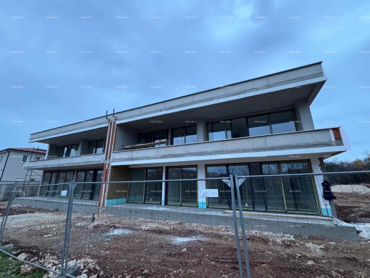 Prodaja - Stan u izgradnji s vrtom i parkirnim mjestom, blizina Rovinjskog sela! 1