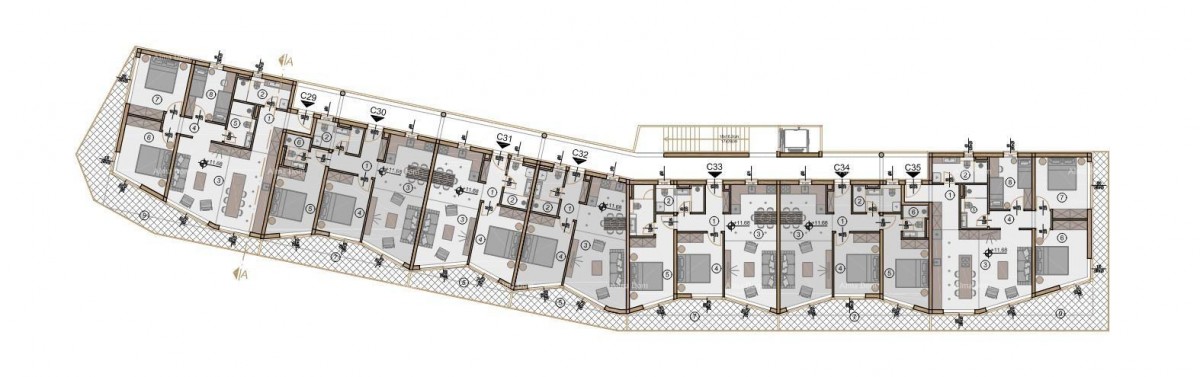 Sale of modern apartments in an exclusive building with a view of the Marina, Pula! 12