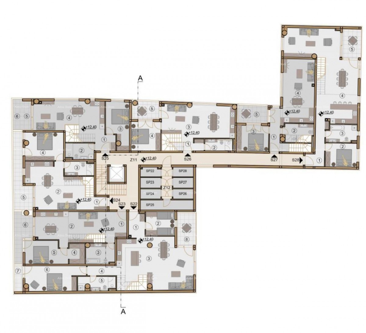 Продажа современных квартир в новостройке, центр, Пула! 12