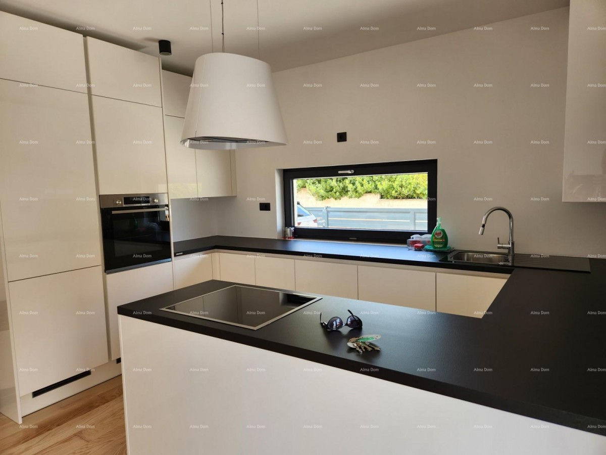 Istria, Ližnjan, 1 km to the center of Medulin, new modern house with pool for vacation. 19