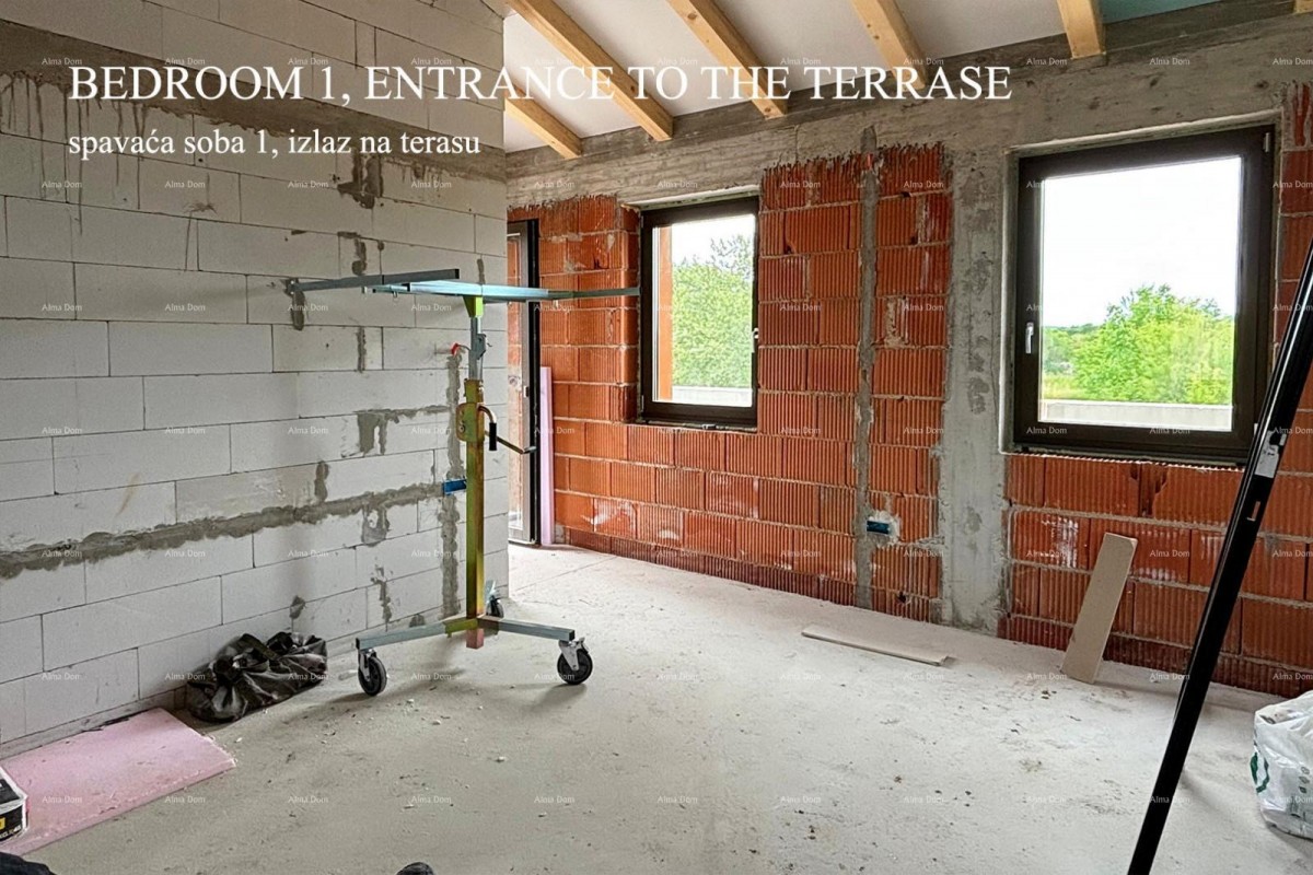 Na prodaju kuća u gradnji s bazenom – Bale, okolica 14