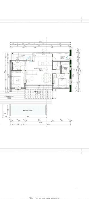 Zazidljivo zemljišče Pavićini s projektom 2