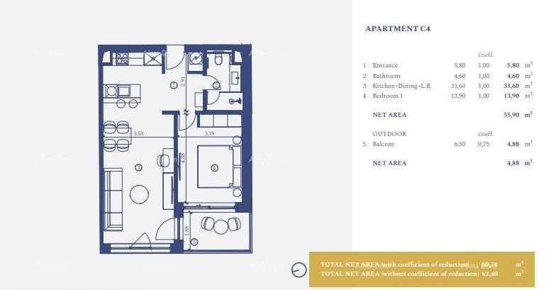 Lussuoso resort con piscina infinity sul tetto! Vendita di appartamento con vista mare e posto auto! Umago! 19