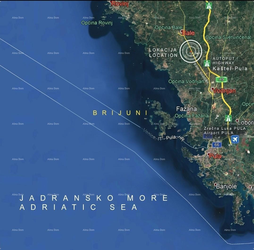 Эксклюзивный земельный участок, туристический поселок - Истрия, Бале, Воднян 2