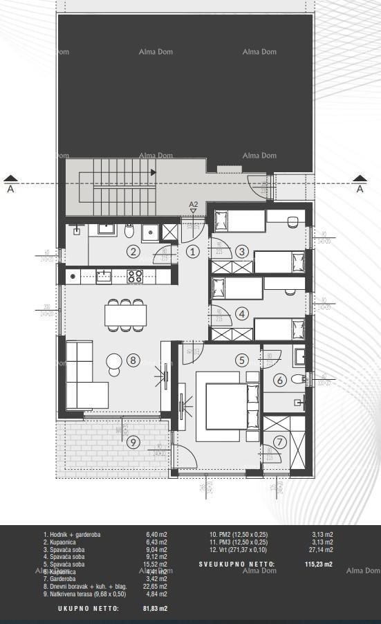 Vendita di appartamenti in moderna nuova costruzione con piscina, vicino a Fažana! 8