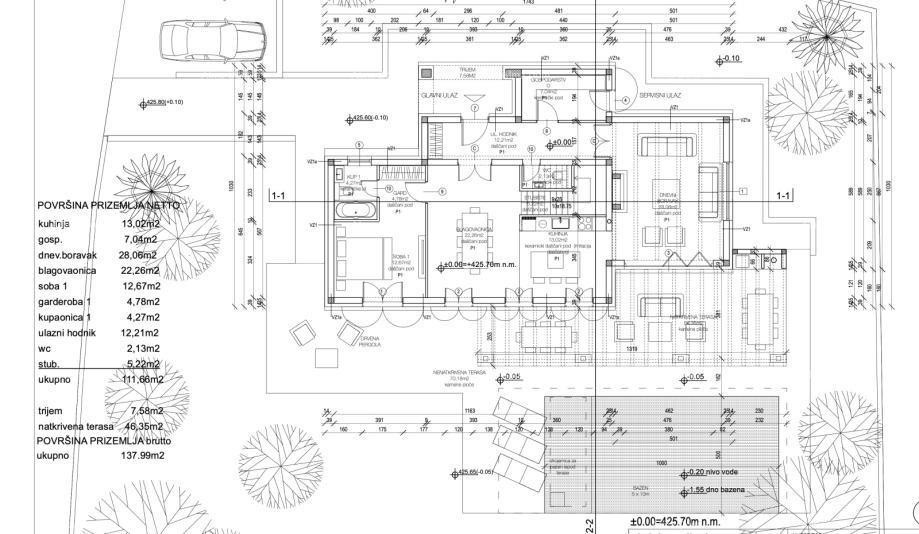 Грачище, новая вилла, построенная в средиземноморском стиле 6