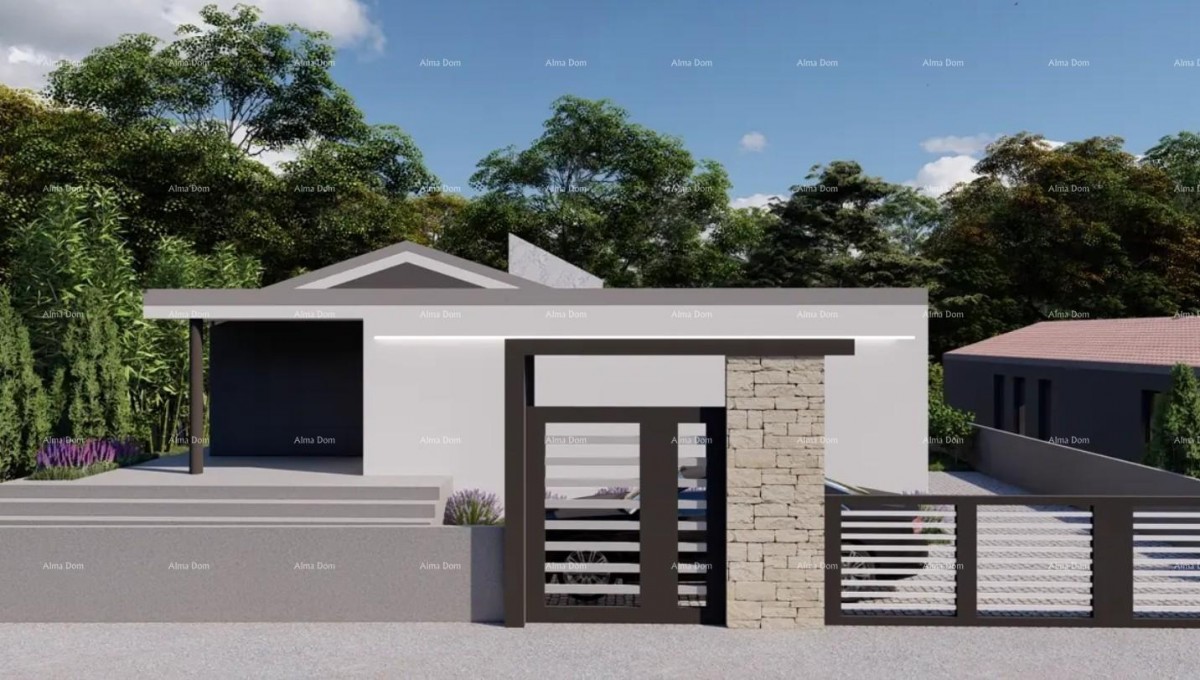 Sale - Modern Single-Story House with Pool Near Duga Uvala 5