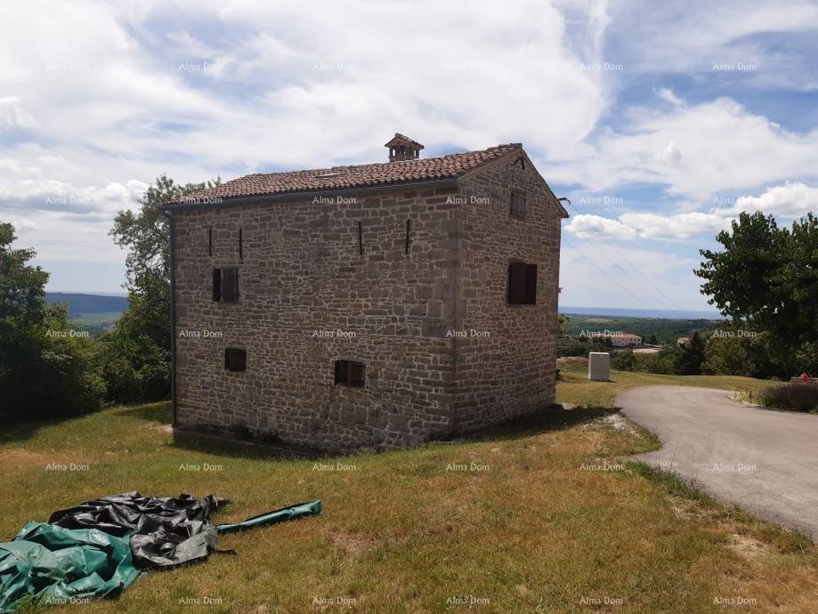 Avtentična kamnita hiša s pogledom na morje – Buje 1