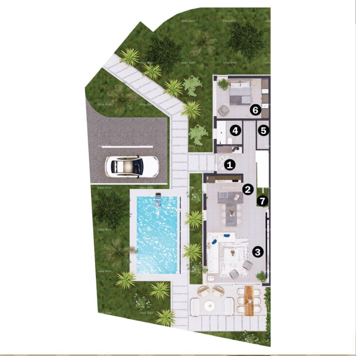 Vendita di ville moderne in una bellissima zona residenziale, Umago 6