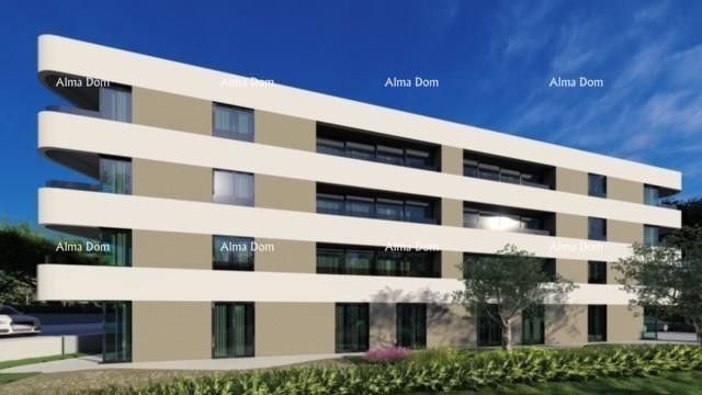 New construction! Apartment, 67 m², with a sea view and two parking spaces, Tar! 2