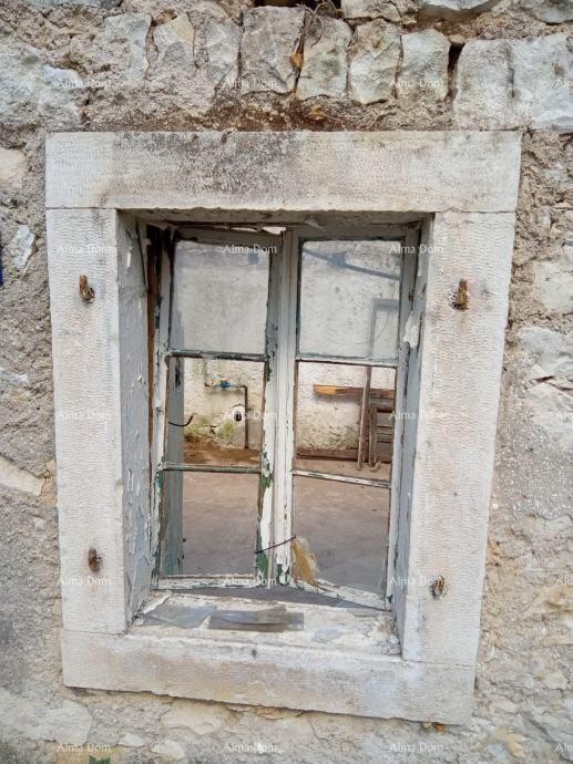 Sale of Istrian stone house for renovation, building permit, Kršan! 11