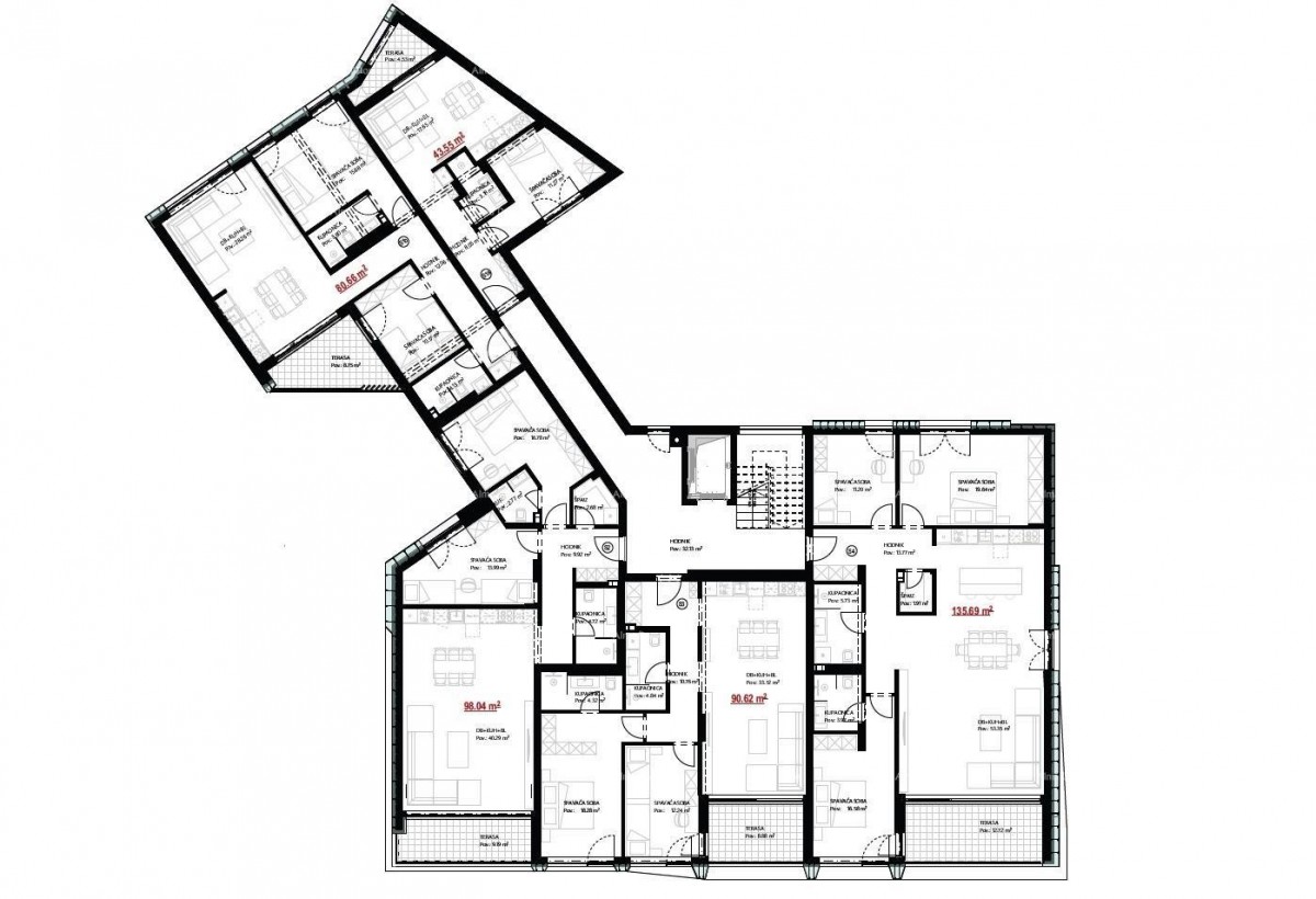 UMAG - Nov stan za prodajo, pogled na morje 100 m / S5a 9